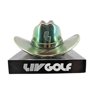 Patrick Reed LIV Golf Dallas 2025 Autographed L/E 4 of 60 Event Used Tee Marker