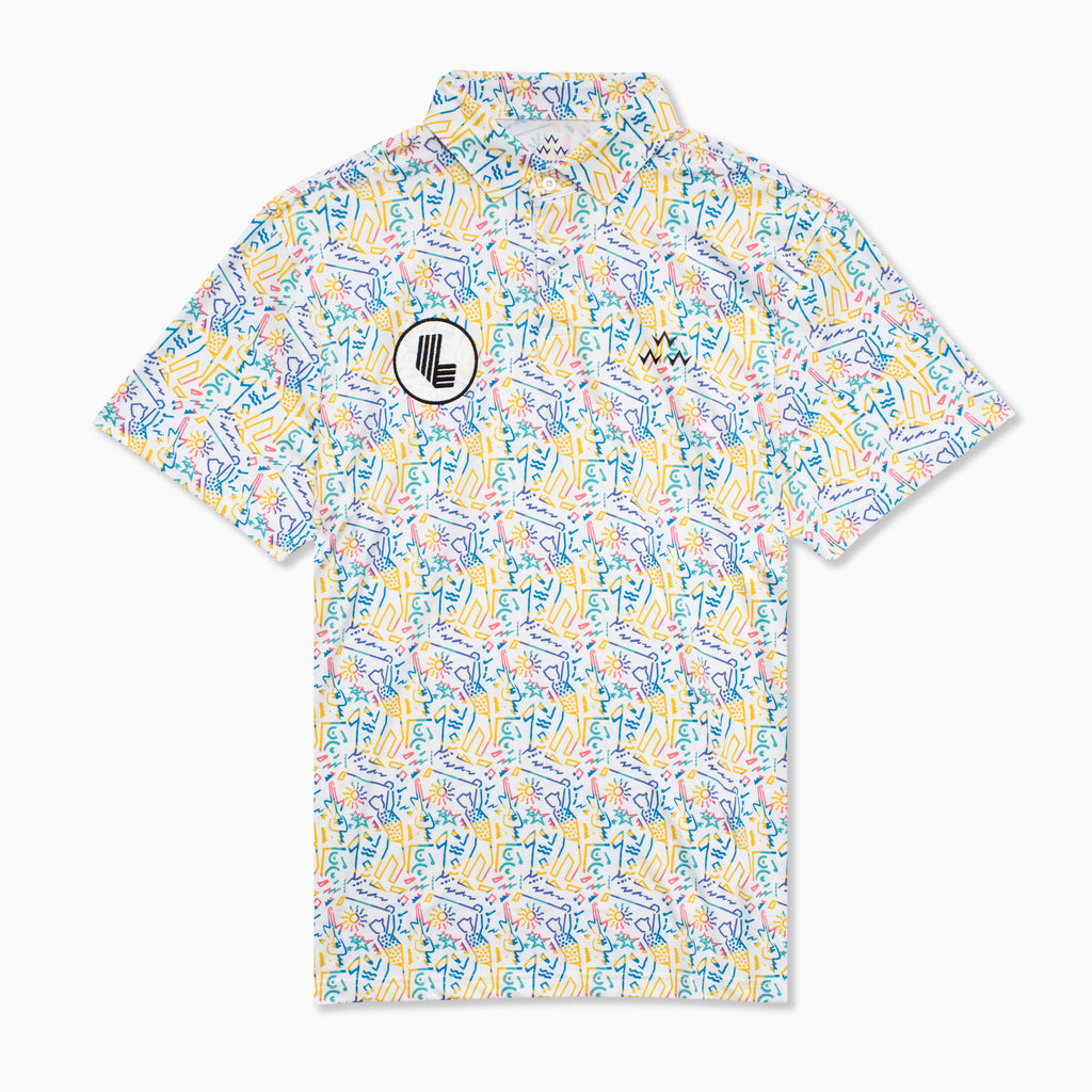 LIV Golf Birds of Condor Pop Life Polo