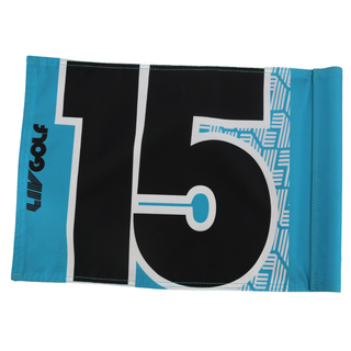 Joaquin Niemann LIV Golf Singapore 2025 Autographed Inscribed Hole #15 Pin Flag