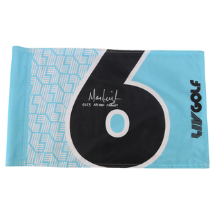 Marc Leishman LIV Golf Miami 2025 Autographed Inscribed Hole #6 Pin Flag