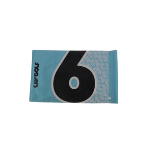Marc Leishman LIV Golf Miami 2025 Autographed Inscribed Hole #6 Pin Flag