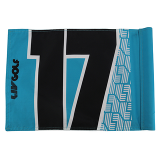 Sergio Garcia LIV Golf Hong Kong 2025 Autographed Inscribed Hole 17 Pin Flag