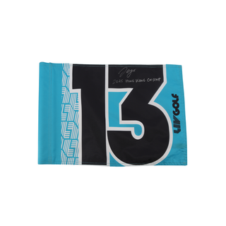 Sergio Garcia LIV Golf Hong Kong 2025 Autographed Inscribed Hole #13 Pin Flag