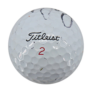 Sergio Garcia Team Fireballs Autographed LIV Michigan Event Used Titleist 2 Ball (LIV Golf LOA)