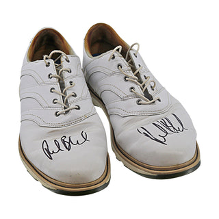 Richard Bland Team Cleeks Autographed LIV Michigan Event Worn Pair of Adidas Shoes (LIV Golf LOA)