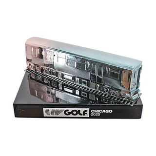 Dean Burmester LIV Golf Chicago 2025 Autographed L/E 20 of 60 Event Tee Marker (CX Auth)