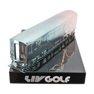 Dean Burmester LIV Golf Chicago 2025 Autographed L/E 20 of 60 Event Tee Marker (CX Auth)