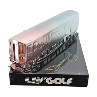 Dean Burmester LIV Golf Chicago 2025 Autographed L/E 7 of 60 Event Tee Marker (CX Auth)