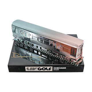 Dean Burmester LIV Golf Chicago 2025 Autographed L/E 14 of 60 Event Tee Marker (CX Auth)