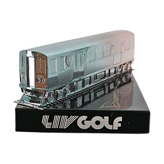 Dean Burmester LIV Golf Chicago 2025 Autographed L/E 14 of 60 Event Tee Marker (CX Auth)