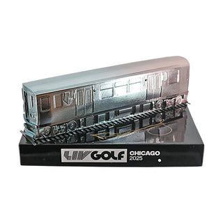 Dean Burmester LIV Golf Chicago 2025 Autographed L/E 3 of 60 Event Tee Marker (CX Auth)