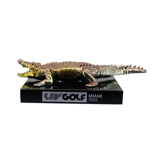 Marc Leishman LIV Golf Miami 2025 Autographed L/E 44 of 60 Event Used Tee Marker
