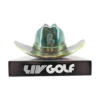 Patrick Reed LIV Golf Dallas 2025 Autographed L/E 9 of 60 Event Used Tee Marker