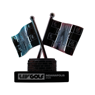 Sebastian Munoz LIV Golf Indianapolis 2025 Autographed L/E 12 of 60 Tee Marker