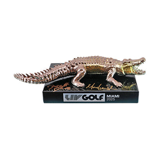 Team Ripper LIV Golf Miami 2025 Autographed L/E 7 of 60 Commemorative Tee Marker (CX Auth)