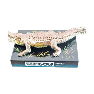 Team Ripper LIV Golf Miami 2025 Autographed L/E 7 of 60 Commemorative Tee Marker (CX Auth)