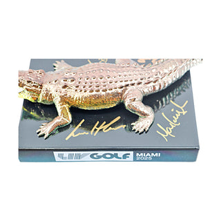 Team Ripper LIV Golf Miami 2025 Autographed L/E 3 of 60 Commemorative Tee Marker (CX Auth)