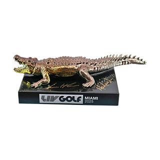 Team Ripper LIV Golf Miami 2025 Autographed L/E 3 of 60 Commemorative Tee Marker (CX Auth)