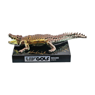 Team Ripper LIV Golf Miami 2025 Autographed L/E 13 of 60 Commemorative Tee Marker (CX Auth)