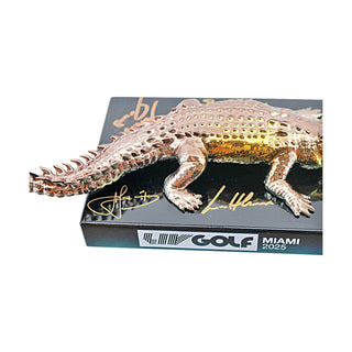 Team Ripper LIV Golf Miami 2025 Autographed L/E 2 of 60 Commemorative Tee Marker (CX Auth)