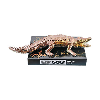 Team Ripper LIV Golf Miami 2025 Autographed L/E 2 of 60 Commemorative Tee Marker (CX Auth)