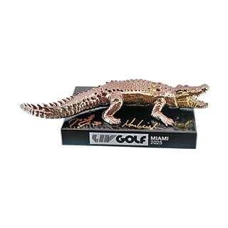 Team Ripper LIV Golf Miami 2025 Autographed L/E 5 of 60 Commemorative Tee Marker (CX Auth)