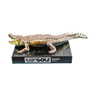 Team Ripper LIV Golf Miami 2025 Autographed L/E 6 of 60 Commemorative Tee Marker (CX Auth)