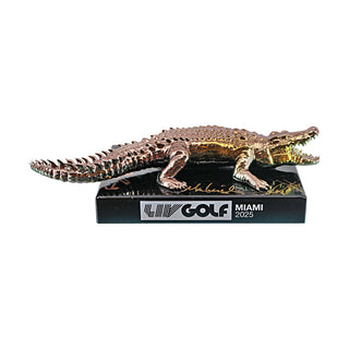Team Ripper LIV Golf Miami 2025 Autographed L/E 8 of 60 Commemorative Tee Marker (CX Auth)
