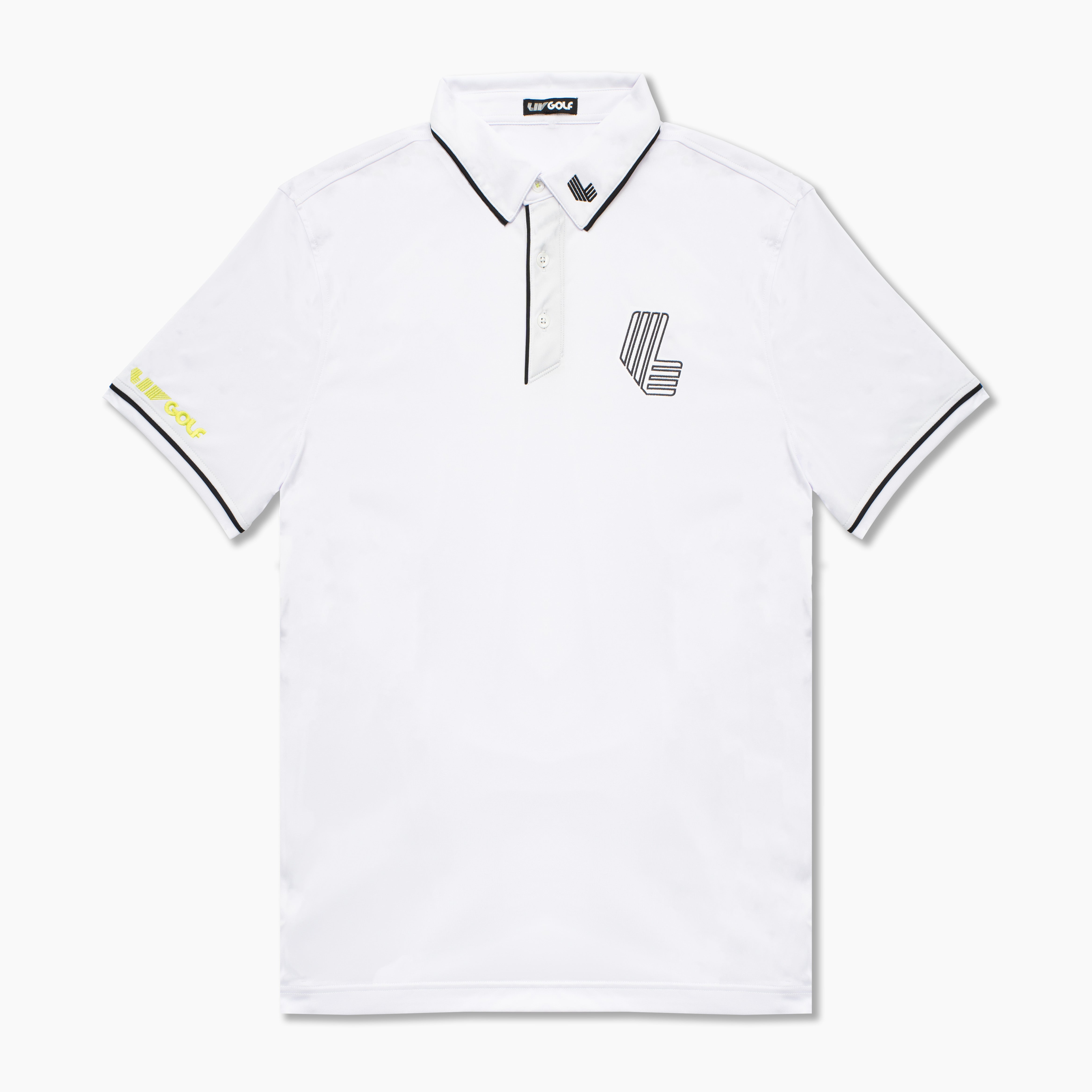 LIV Golf Men's Polo White - Main Image