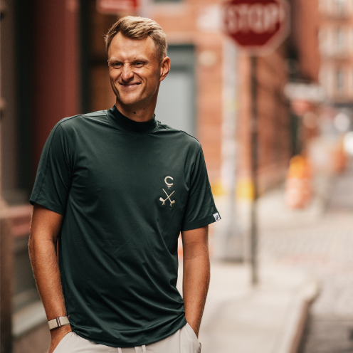 Cleeks GC | Public Athlete Mock Neck Polo – LIV Golf Cleeks GC | Public Athlete Mock Neck Polo – LIV Golf